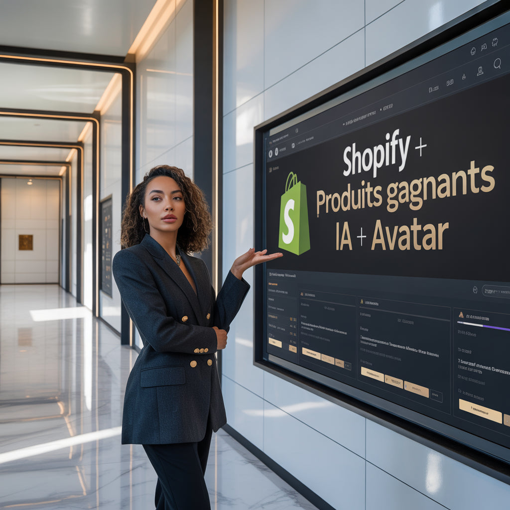 Pack Shopify + Produits Gagnants + IA+ Avatar